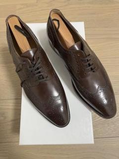 【新品】ジャコメッティ　ウィングチップ　茶　42 2025年最新】ジャコメッティ ウイングチップの人気アイテム