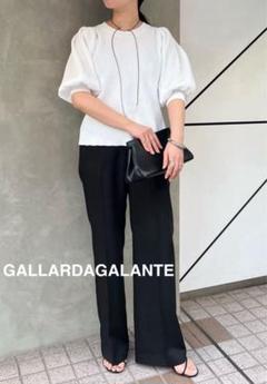 2024SS美品♡GALLARDAGALANTE センタープレスドスラックス黒
