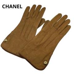 CHANEL シャネル 手袋 レザー ココボタン w2 - メルカリ