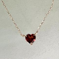 ◆新品仕上げ済◆K10YG◆ネックレス◆ガーネット◆約40cm◆アクセサリー◆