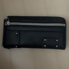 ブラック 長財布 合成皮革