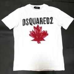 美品 DSQUARED2 メープルロゴ Tシャツ ホワイト ディースクエアード2のサムネイル
