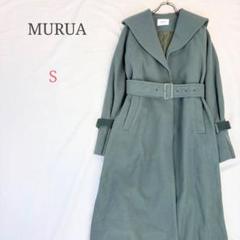 ☆新品未使用タグ付き　MURUA ムルーア ロングカラーマキシコート ストライプ 2025年最新】ムルーア murua コートの人気アイテム - メルカリ