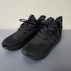 adidas 黒 スニーカー ランニングシューズのサムネイル