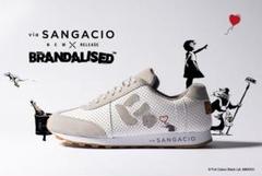 via SANGACIO×BRANDALISD” Banksy(バンクシー)グラフィティに