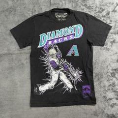 Mitchell &Ness ダイヤモンドバックス Tシャツ スカル 野球