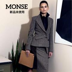 MONSE ベージュコットンジャケット　背面にデザインあり MONSE ベージュコットンジャケット背面にデザインあり