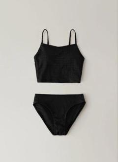 専用【希少】ohotoro オオトロ　水着 OHOTORO] オオトロ 水着 Lace Up Bikini ビキニ 黒 - メルカリ