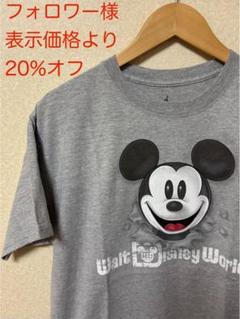 Disney ミッキー tシャツ 両面プリント us古着