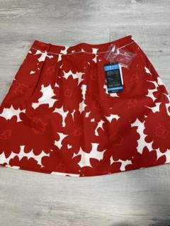 新品 3万円　ランバンスポール　ゴルフスカート 　S 赤白　花柄　36 新品 3万円 ランバンスポール ゴルフスカート S 赤白 花柄 36