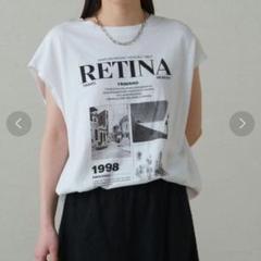 【新品未使用】ラウンジドレス 2WAYフレンチTシャツ ロゴ フォト
