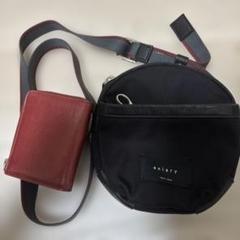 aniary 円形ショルダーバッグ 財布付き