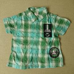 Skip land スキップランド 緑 バイク 半袖シャツ 80サイズ