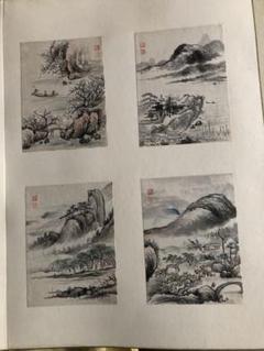 昭和初期　新潟画家　水墨画　江戸から昭和頃　画集　合計82枚　作者名２枚目にあり 昭和初期 新潟画家 水墨画 江戸から昭和頃 画集 合計82枚 作者名