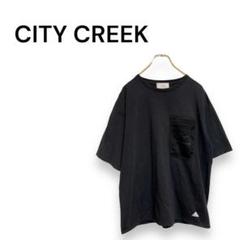 【CITY CREEK】Tシャツ 半袖　ロゴ　シンプル　カジュアル