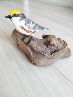 アメリカの小鳥　バードカービング