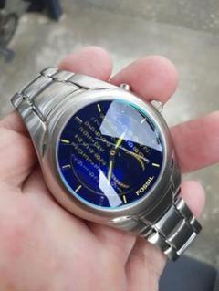 Fossil BIG TIC フォッシル ビッグティック ブルー FOSSIL - FOSSIL BIG TIC デジタル腕時計 ブルー文字盤の通販 by