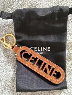 CELINE キーホルダー・チャーム ブラウン