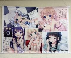 ご注文はうさぎですか？ タペストリー&ポスターセット ココア チノ ごちうさ Yahoo!オークション -「ご注文はうさぎですか タペストリー