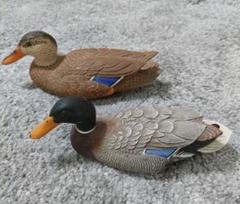 HERITAGE DECOYS カナダ製　鴨　置き物　2羽　J.B Garton
