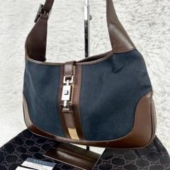 GUCCI グッチ ジャッキー ワンショルダー バッグ レザー キャンバス GGのサムネイル