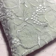 コットンレース刺繍生地　100✖️50㎝