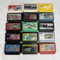 ファミコン ソフト まとめ売り 15本 (いっき、ドラクエ、ゼビウス等)