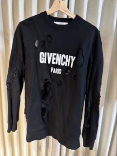 美品✨GIVENCHY　フロントビッグロゴ　グラデーショントレーナー　XLサイズ 美品✨GIVENCHY フロントビッグロゴ グラデーショントレーナー