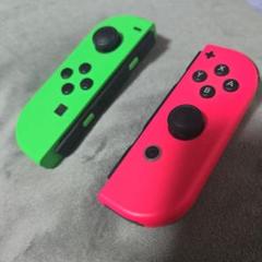 Nintendo Switch Joy-Con コントローラー グリーン ピンク