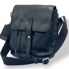 TUMI トゥミ ショルダーバッグ オールレザー ブラック 68151D