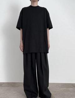 digne ディニュ　シアーネックシャツ　黒 digne ディニュ シアーネックシャツ 黒 （digne/ディニュ | T