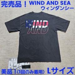 【完売品】美品！WIND AND SEA ウィンダンシー Tシャツ ブラック L