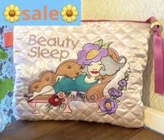 ＊お纏めリクエスト＊ロラライハリス♡刺繍の絞りバッグL♡肩掛け用♡ポーチ♡ ロラライハリス♡刺繍♡サテンキルティング クラッチポーチ