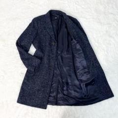 希少 48 Lサイズ HUGO BOSS ヘリンボーン チェスターコート 希少 48 Lサイズ HUGO BOSS ヘリンボーン チェスターコート
