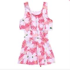 LEISURE WEAR 花柄ワンピース水着