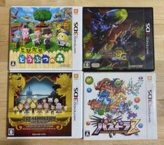 パズドラ モンハン3DS ソフト 4本 まとめ売り