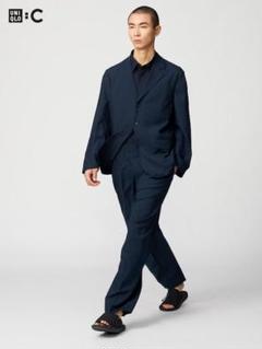 UNIQLO C 2025SS 感動ジャケット&パンツ セットアップ ユニクロC 感動ジャケット感動タックパンツセットアップ