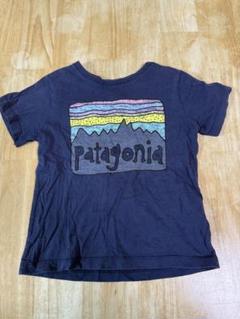 patagonia パタゴニア Tシャツ 2T ネイビー 80-90