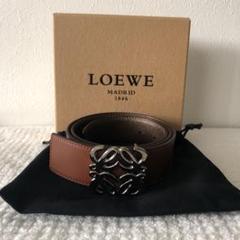 美品✨LOEWE ロエベ　ベルト　リバーシブル　アナグラム　本革　ゴールド　黒 2025年最新】LOEWE ベルト リバーシブルの人気アイテム - メルカリ