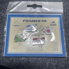 フランス98 サッカー ピンバッジセット 送料無料 ピンバッジ フランスワールドカップ FRANCE98 サッカー