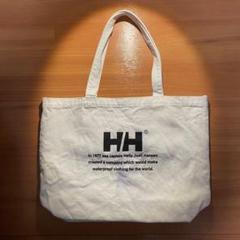 H/Hヘリーハンセン キャンバス トートバッグ ロゴ 古着 ホワイト