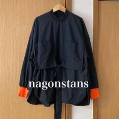 25SS 未使用 nagonstans アシンメトリー カーブ ロング スリーブ
