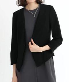 新品　fennel スコットクラブ　定価¥2万4000円　ノーカラージャケット 新品fennel スコットクラブ定価¥2万4000円ノーカラージャケット