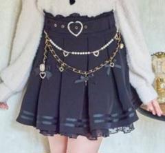△不良品△ デコラチェーンベルトスカート lizilisa - メルカリ