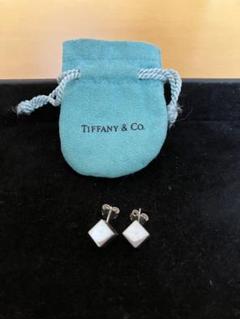 TIFFANY ティファニー　シルバー 立方体ピアス