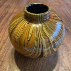 茶道具　掛け花入　利休好南蛮蓑　千巻懸花入 米山窯　米山造　共布共箱入り 茶道具 掛け花入 利休好南蛮蓑 千巻懸花入 米山窯 米山