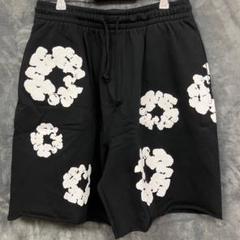デニムティアーズ ハーフパンツ ブラック M 美品 Denim Tears ハーフパンツ ブラック M - メルカリ