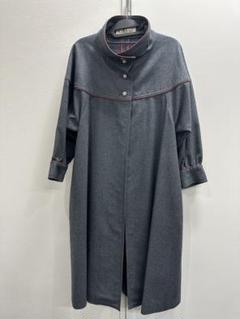 未使用 Chloe ポンチョ ケープコート ロング Aライン シルク混 XL 1.jpg
