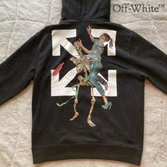 OFF-WHITE アートプリント パーカー M アートプリントパーカー メンズ(M ホワイト): トップス｜Right