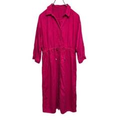 W-161【美品】INNOWAVE シャツワンピース ロングワンピース